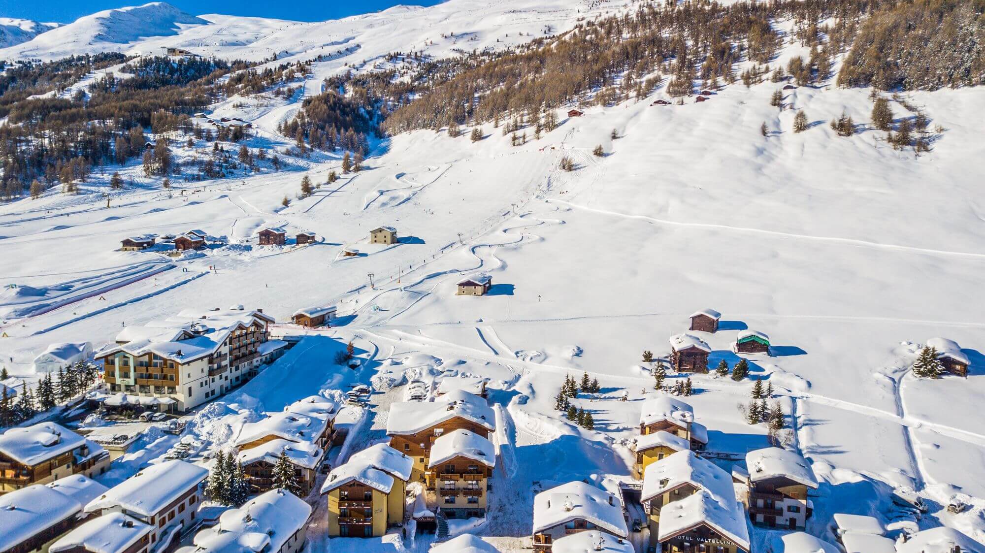 Vista sulla neve - Hotel Le Alpi